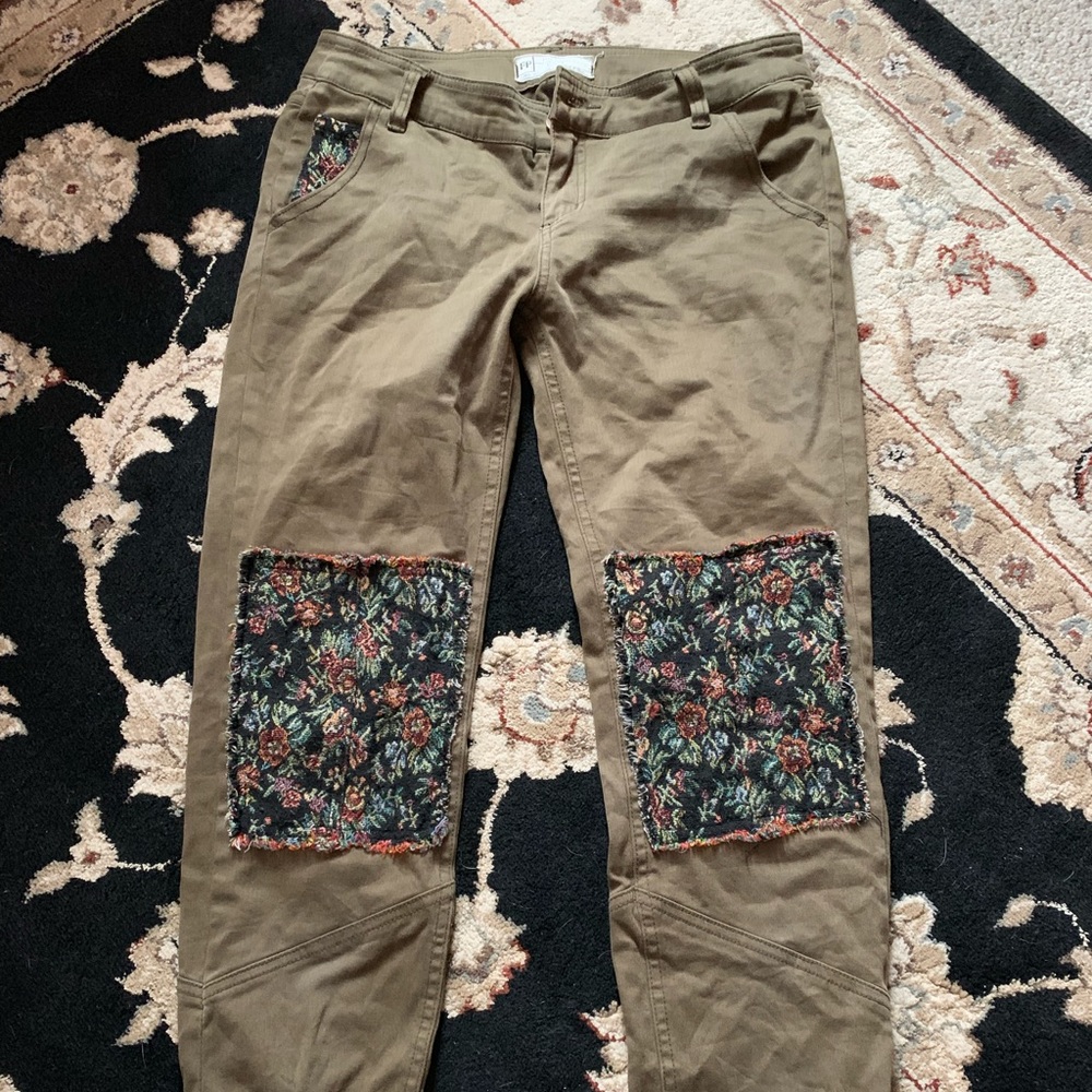 Free People Patchwork Pants - image 1